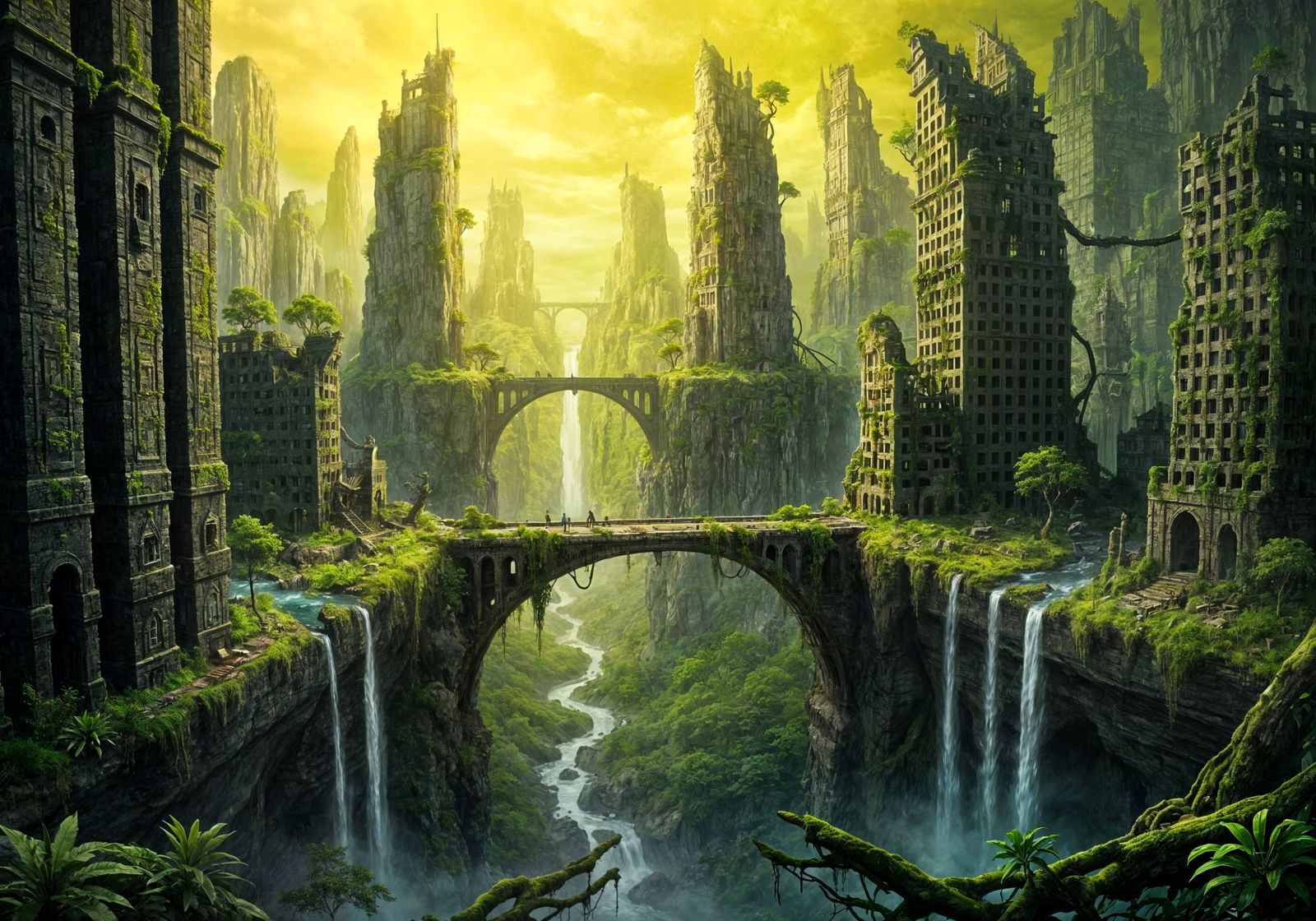 The Valley of Forgotten Towers  by @Nikko P