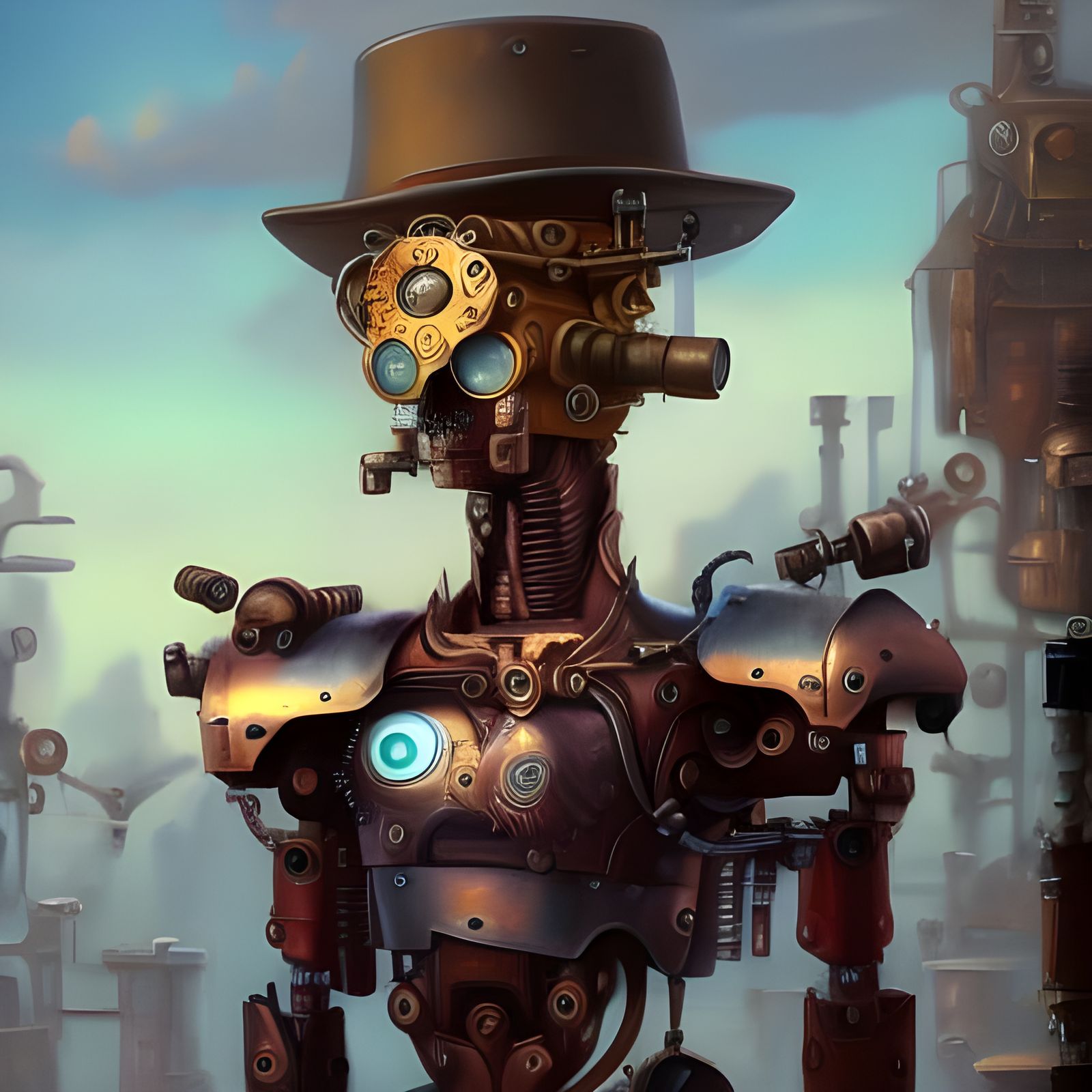 Clockwork Craftsmen AI Generated Artwork NightCafe Creator