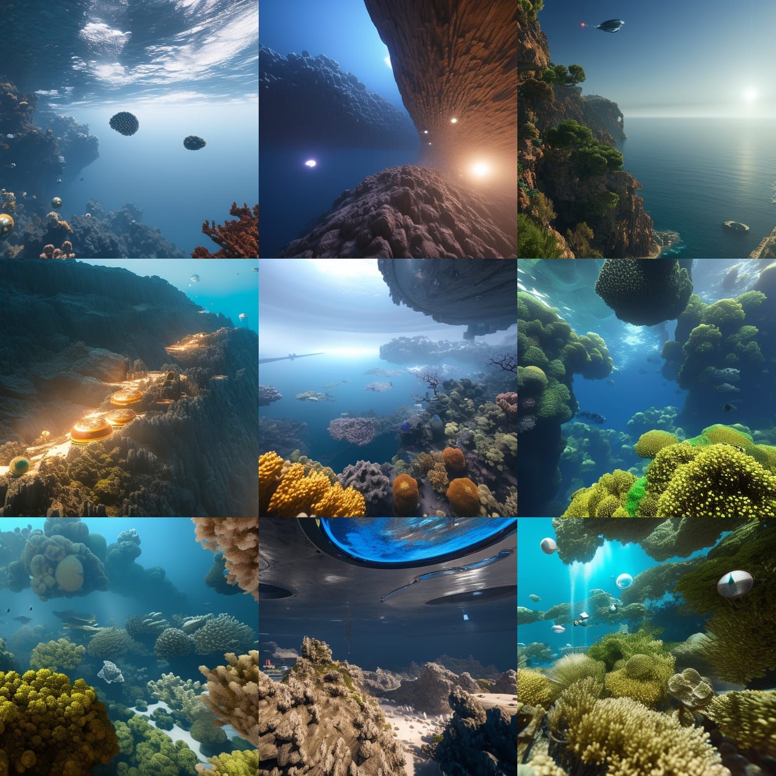 Underwater study - AI Generated Artwork - NightCafe Creator