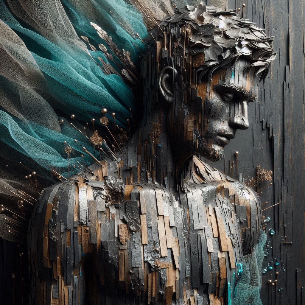 Almost alive sculpture.