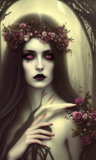 Gothic Death Priestess