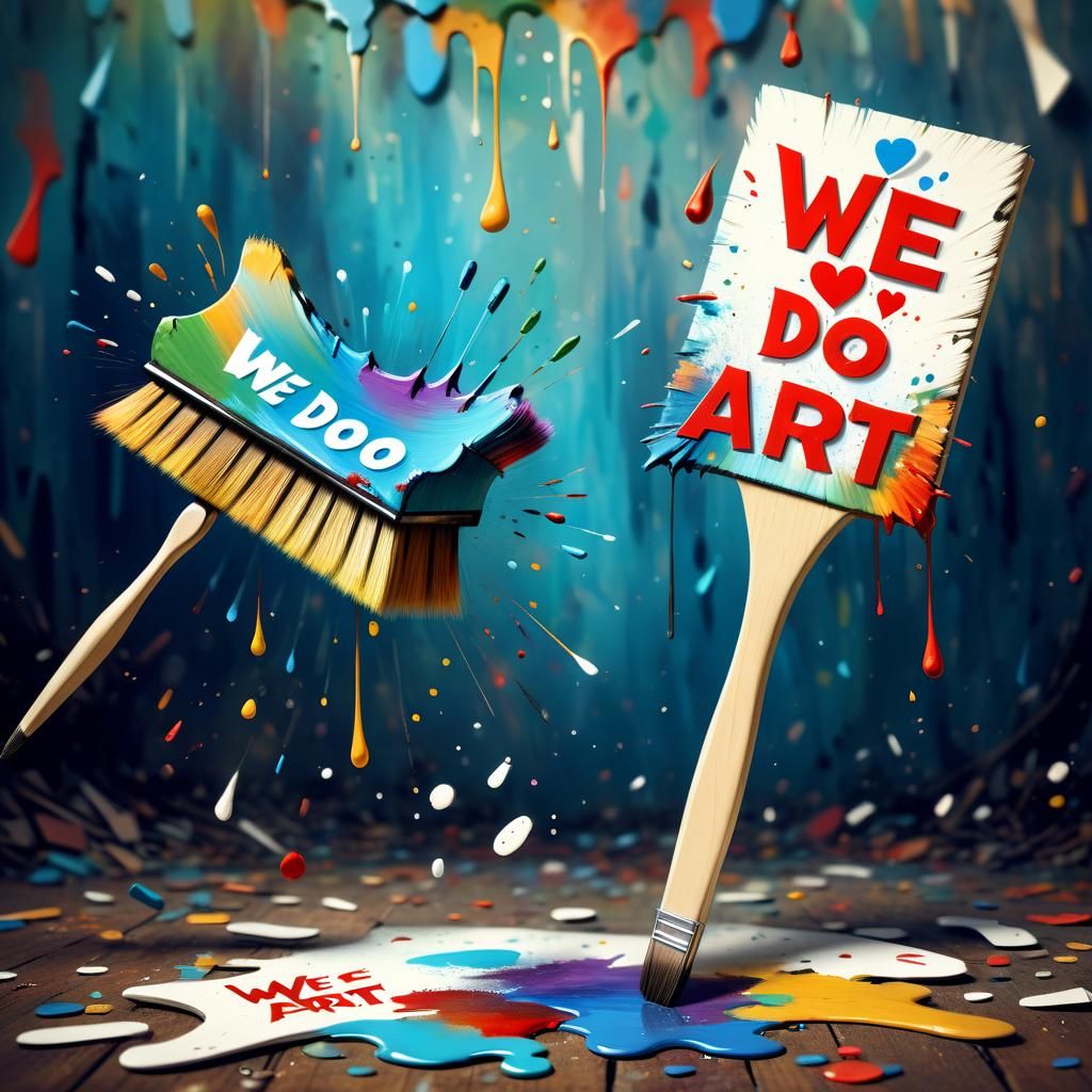 we do art