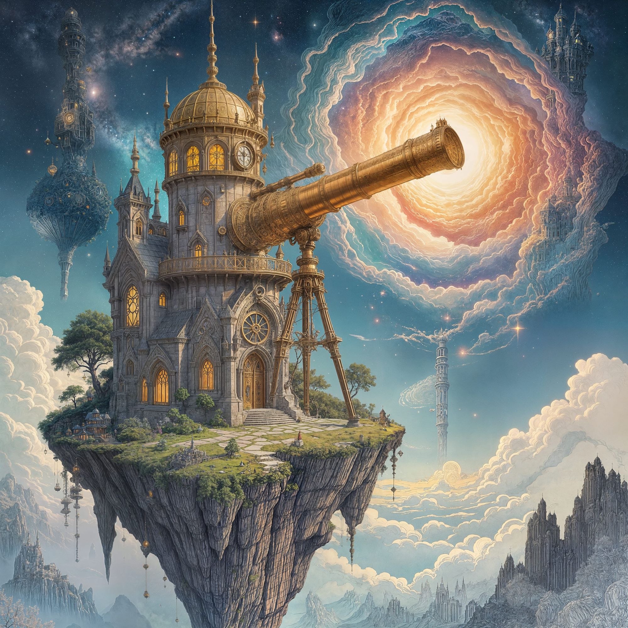 Observatory of Knowledge and Imagination. Akashic Library? - Start Image 1