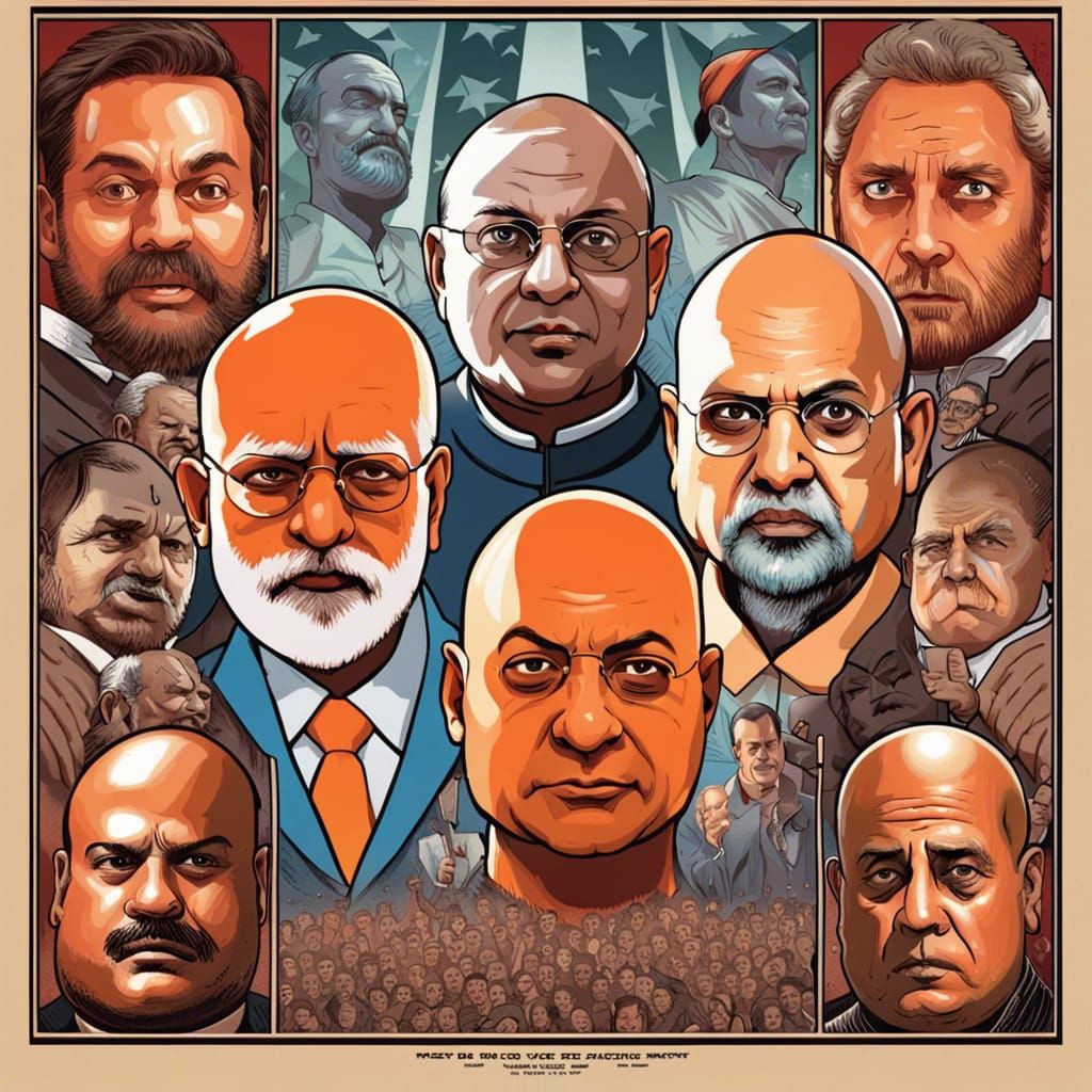 Film poster, If 2024 elections was a greatest war of the history. Modi