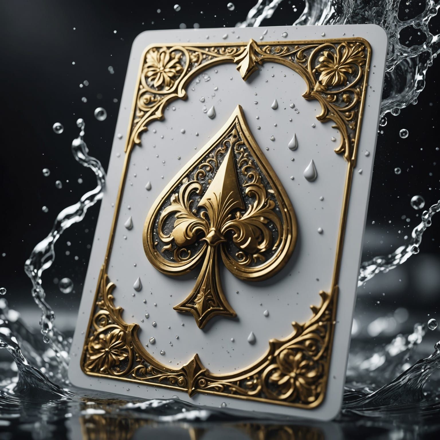 Royal Ace of Spades  by @ind