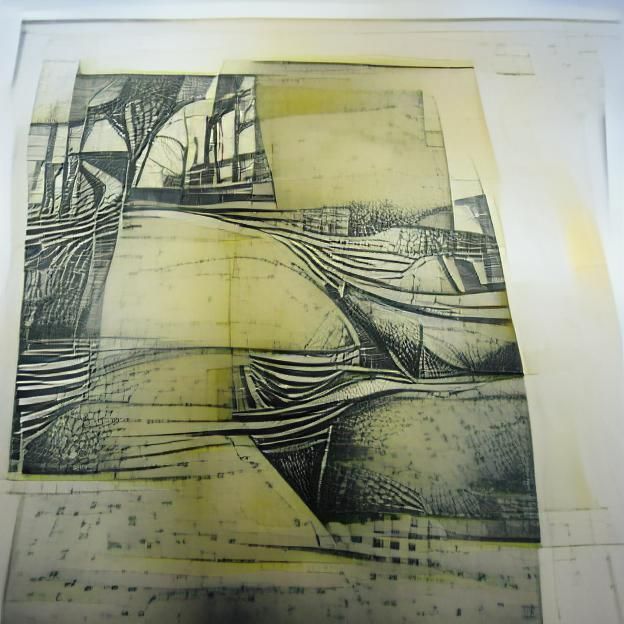 Fine Detailed Straightish Lines Etched/Etching/Aquatint