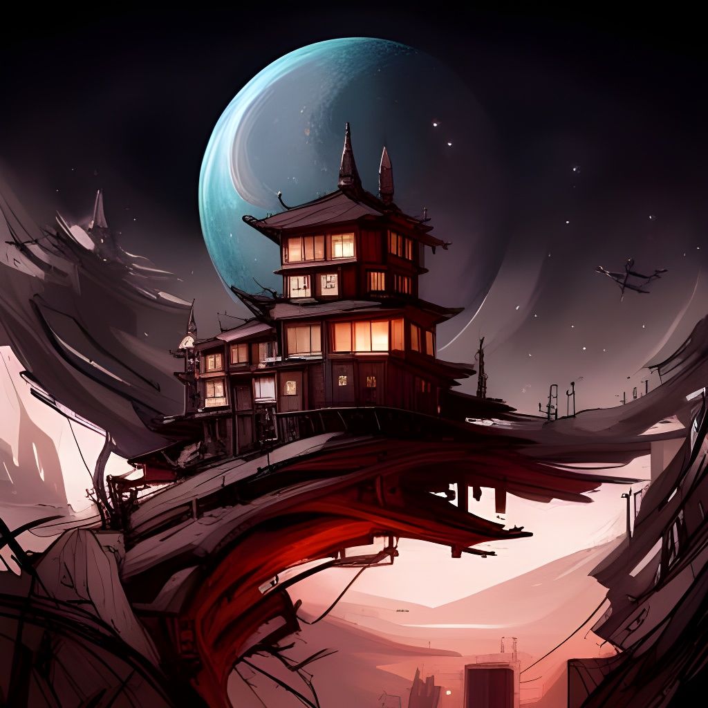 Clockpunk bonsai village, Stable XL