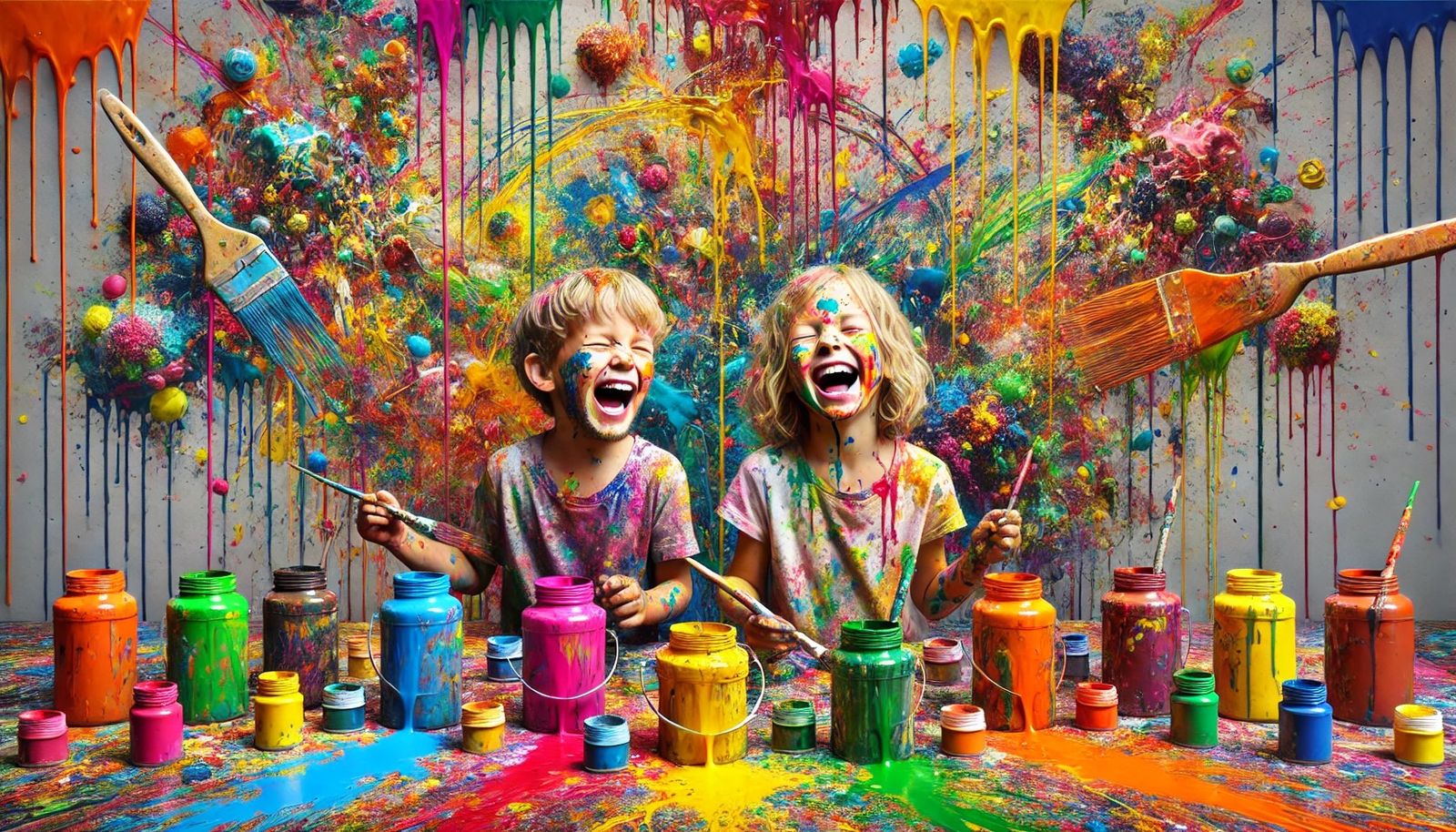 Little painters  by @HannibalBarley