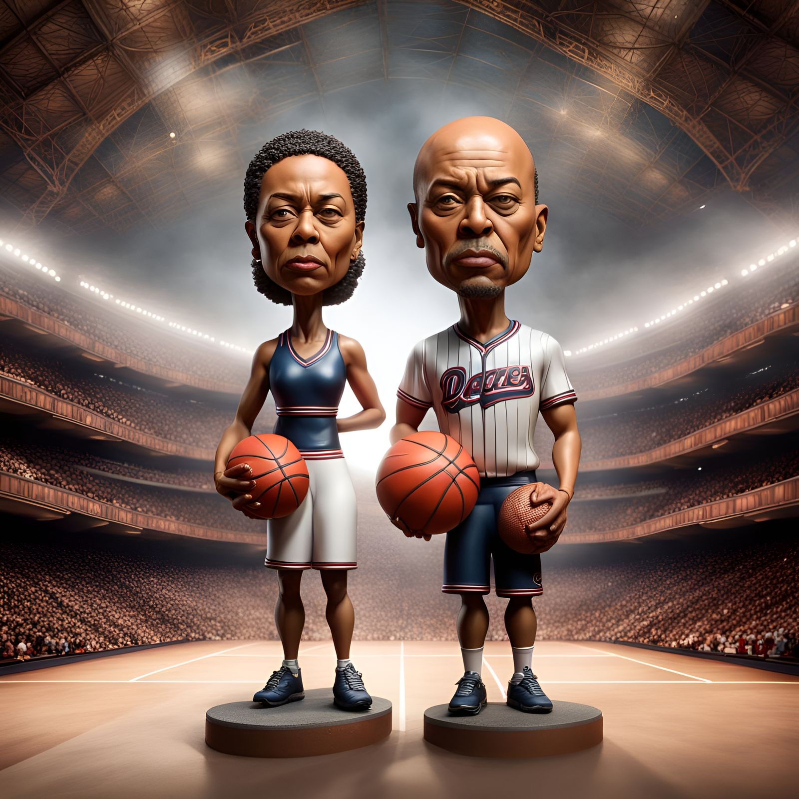 Basketball Bobbleheads AI Generated Artwork NightCafe Creator