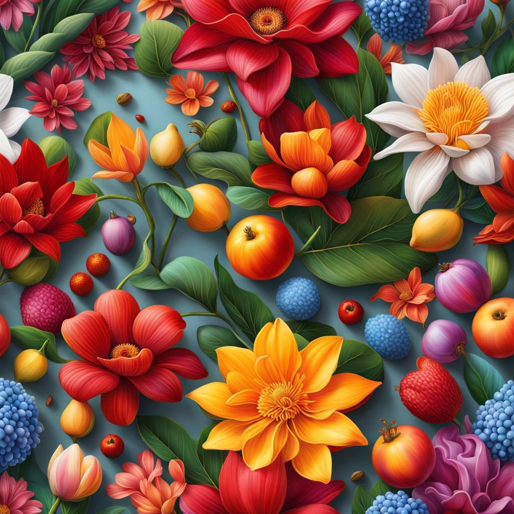 Hyperrealistic Vivid 3D Digital Art in 8K