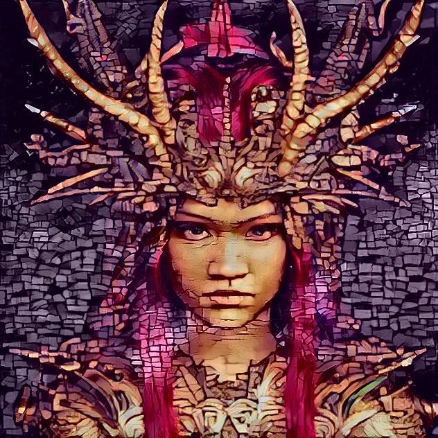 Genghis Khan Inspired Female Warrior Elf Princess