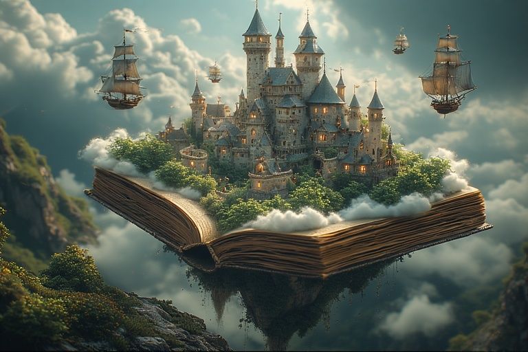 A magical world of books