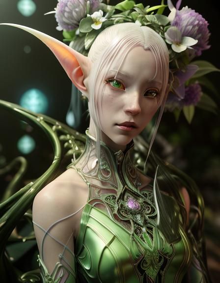 a close up of an By artist "anime", 3d anime art, inspired b...