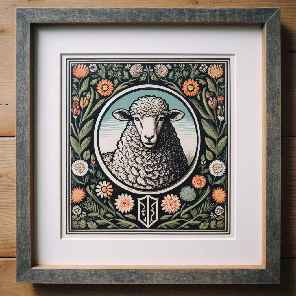 Sheep Letterpress