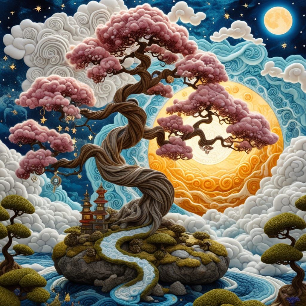 Bonsai universe.  by @mementoMinnie