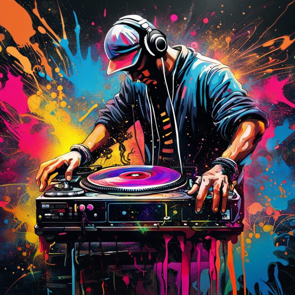 DJ Graffiti - AI Generated Artwork - NightCafe Creator