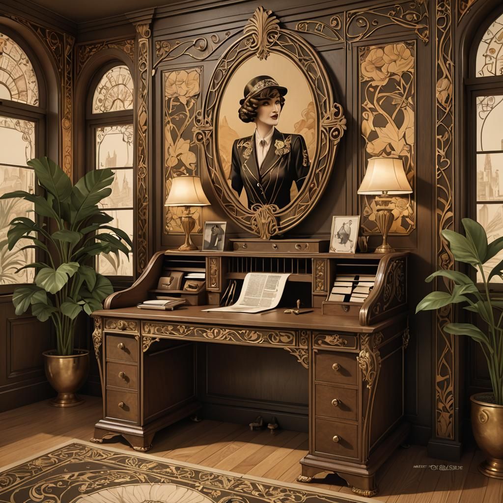 Secretary desk