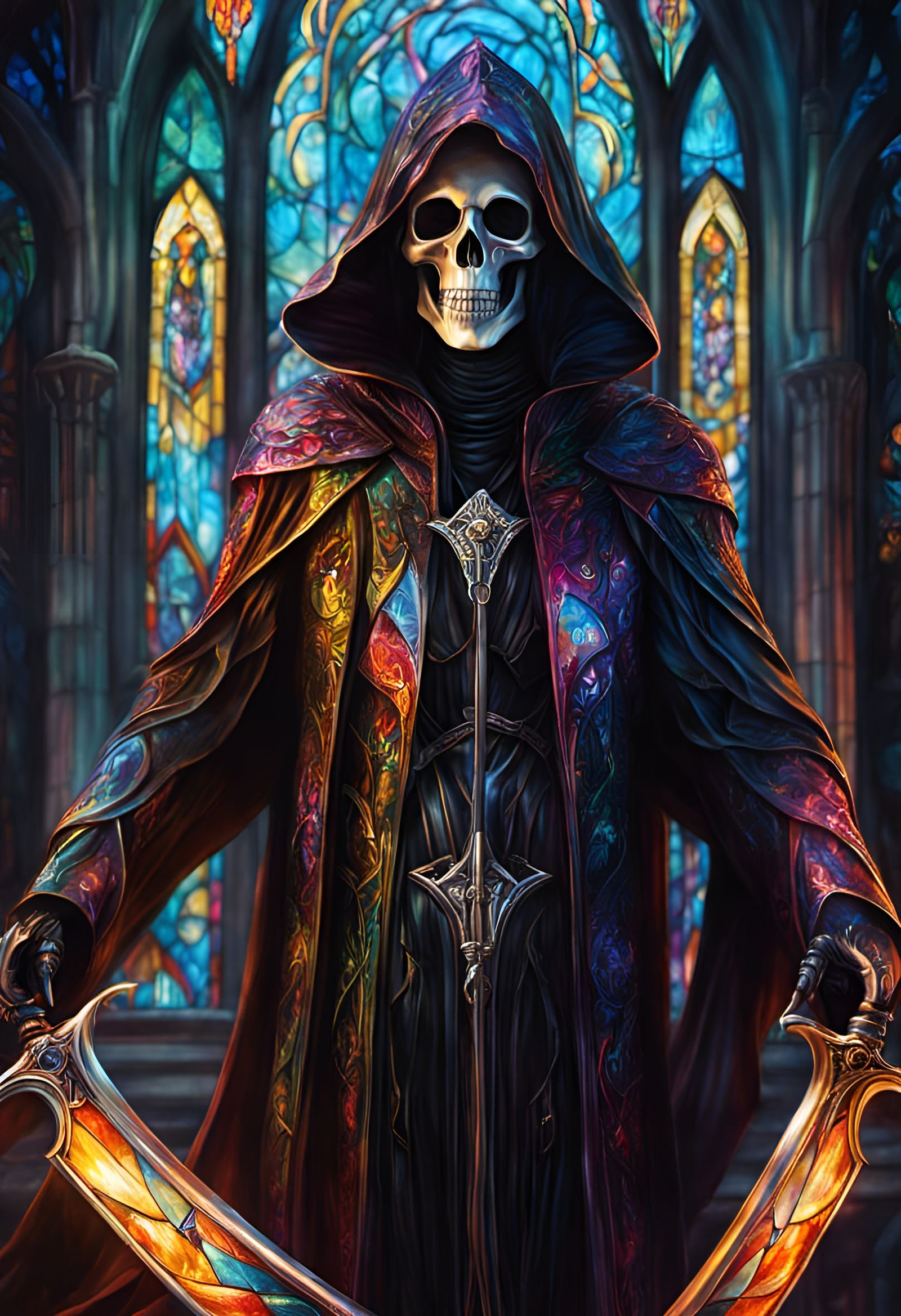 Saint Death - AI Generated Artwork - NightCafe Creator