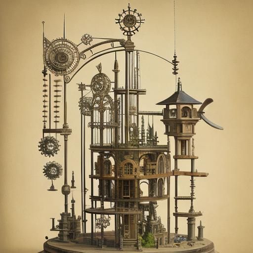 Heath Robinson, Rube Goldberg, Stone, Steel, Bronze, Brick, ...