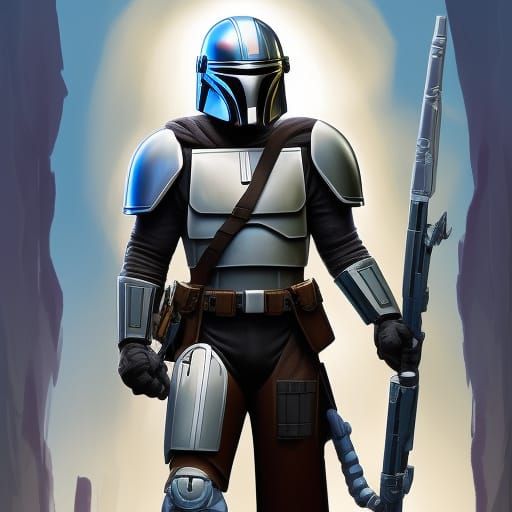 The mandalorian - AI Generated Artwork - NightCafe Creator