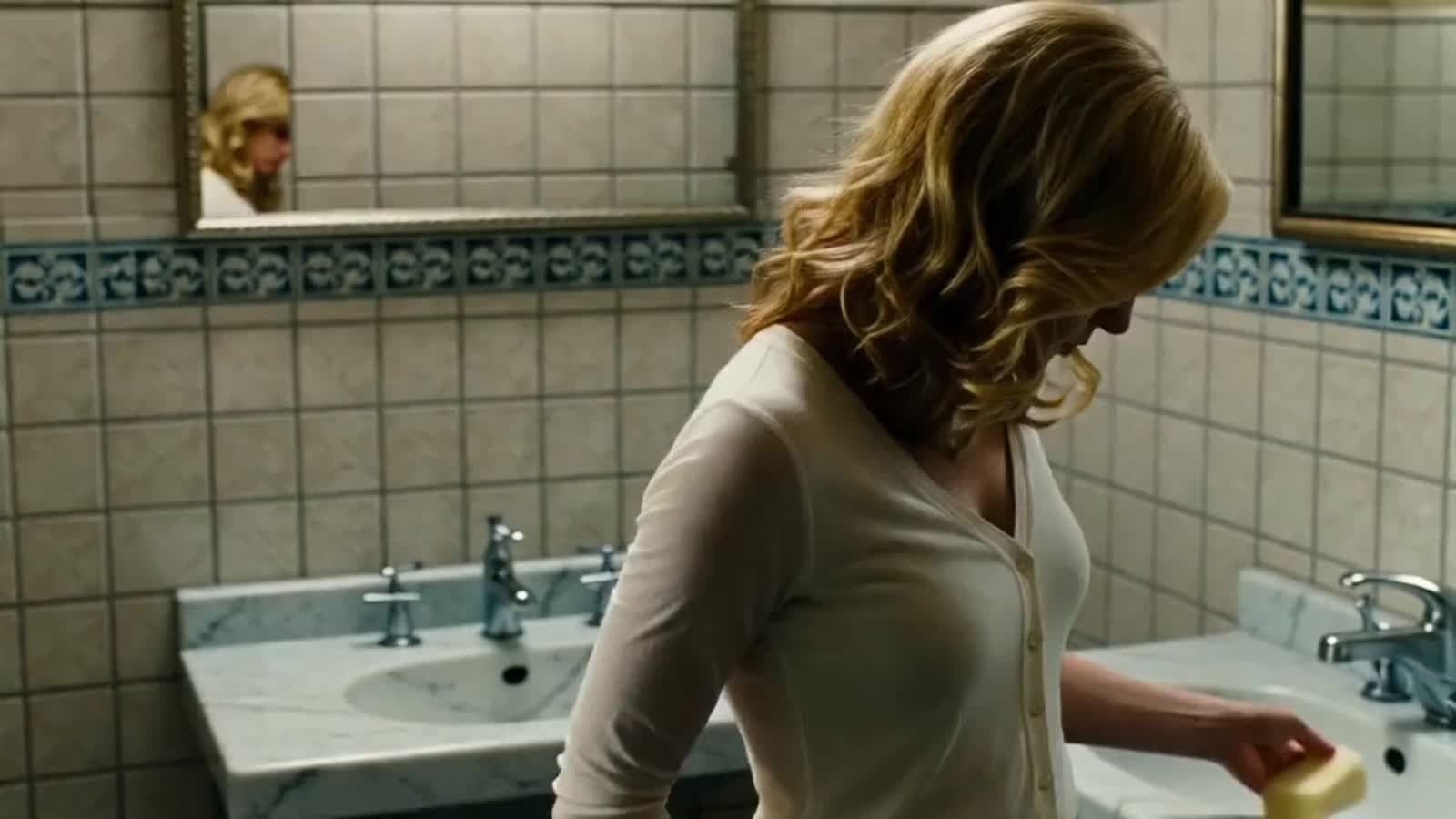 This blonde woman thinks people who use soap are evil