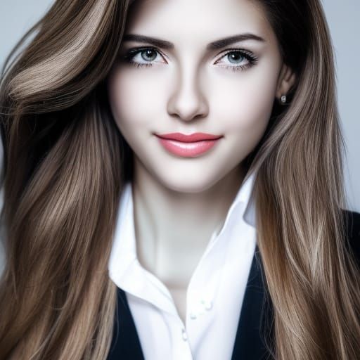 a pretty woman,