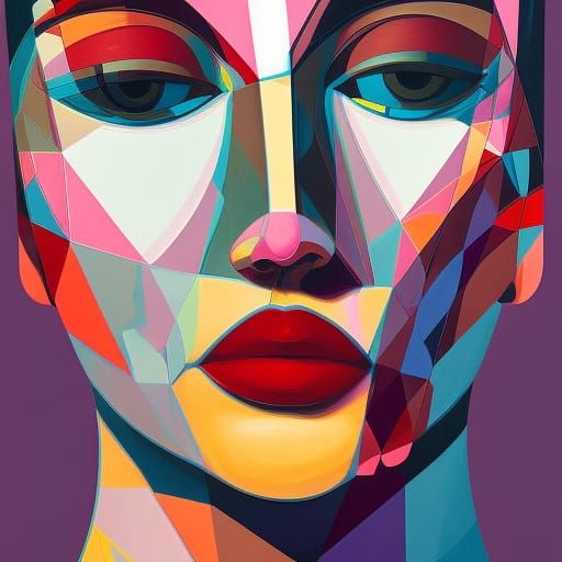 Abstract Woman - AI Generated Artwork - NightCafe Creator