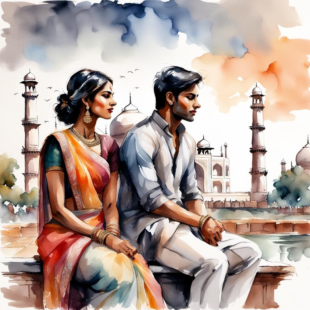 Indian woman and Indian