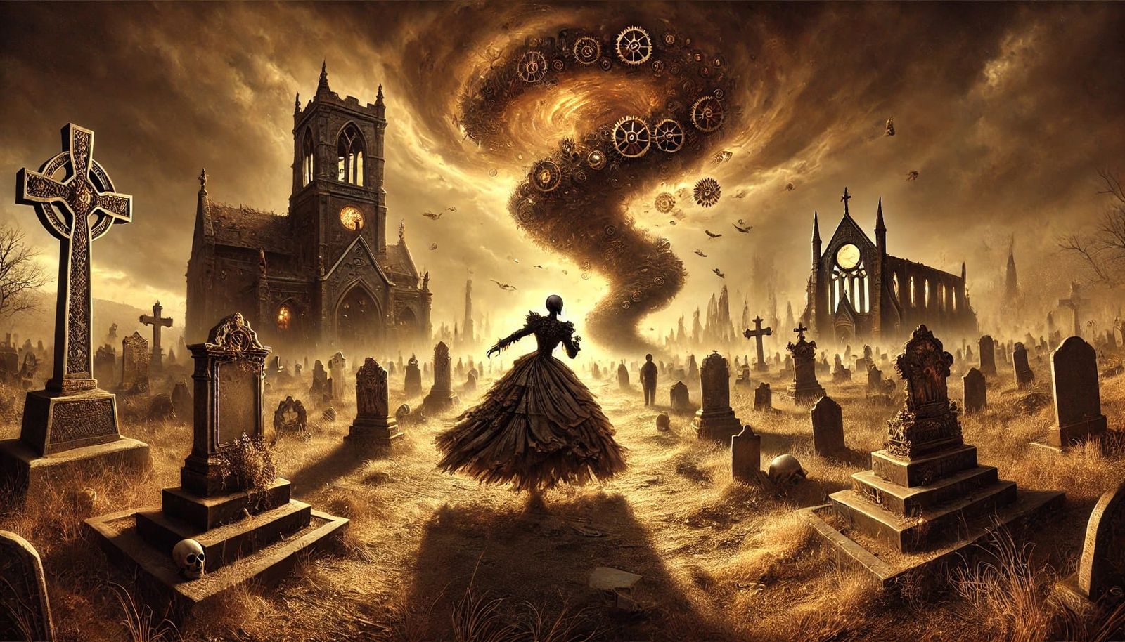 Haunted shadow silhouette