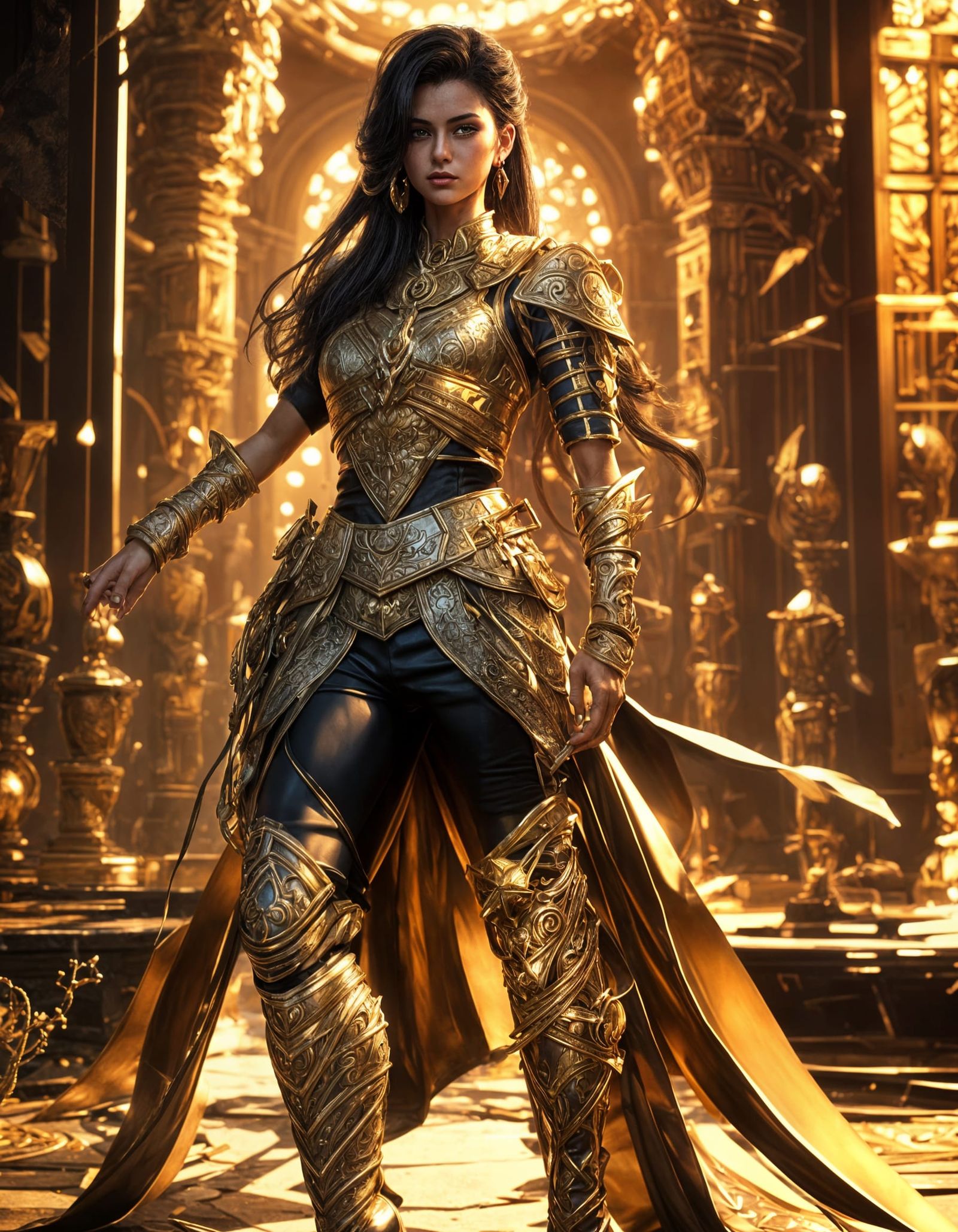 Regal Anime Warrior in Jim Lee Style