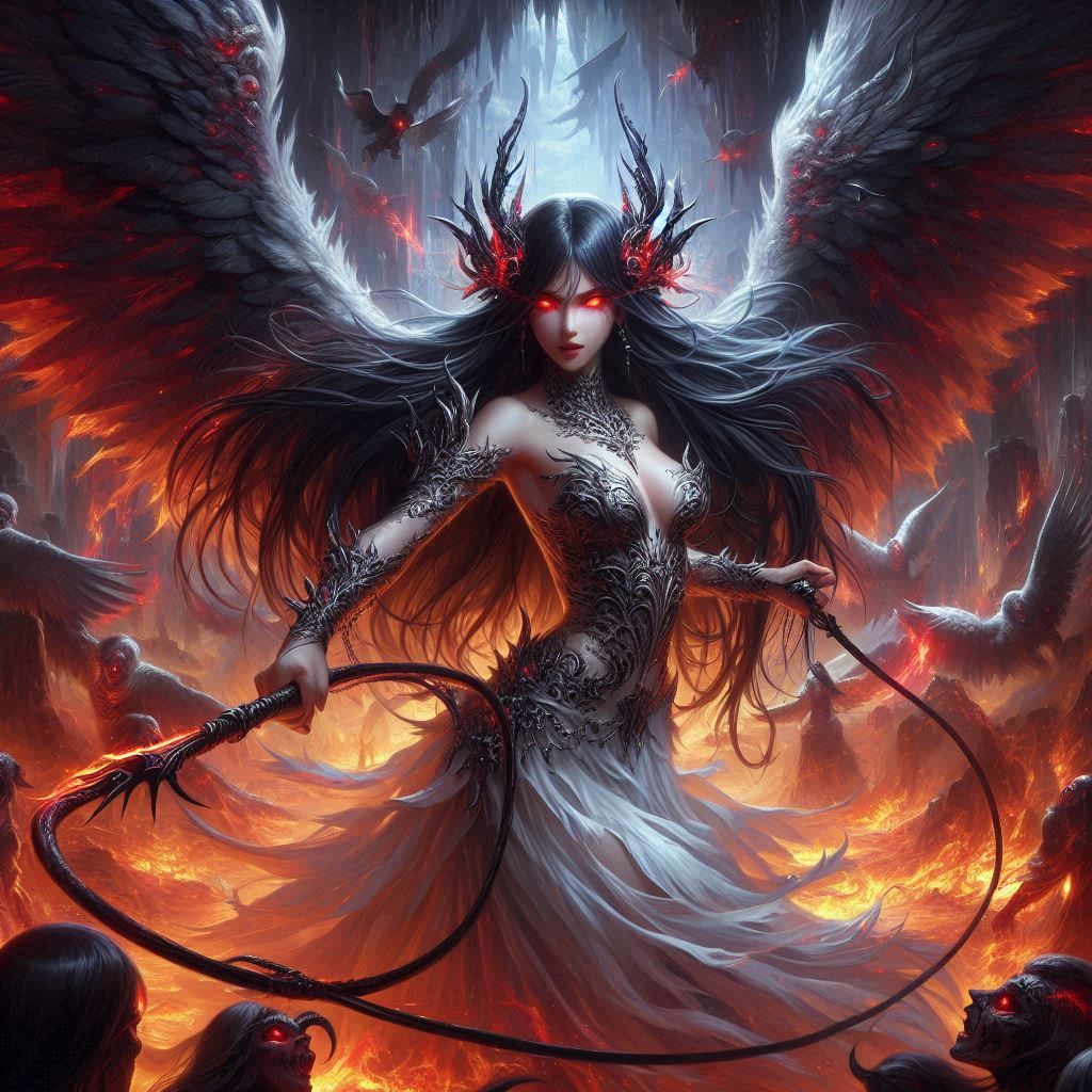 Megaera punishing the Damned