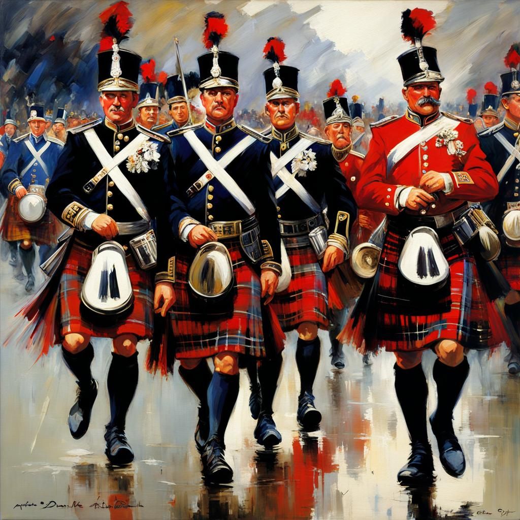 Scottish Parade  by @PJ