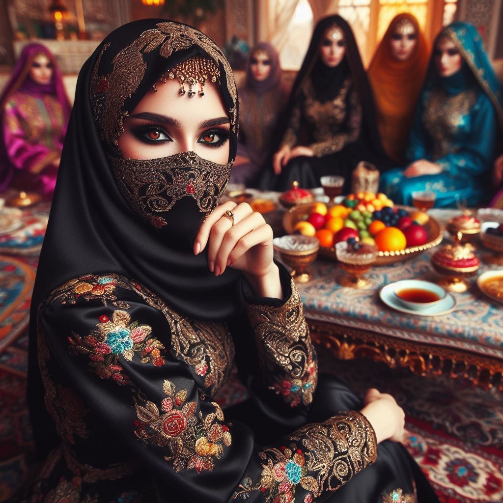 A beautiful princess Arabic style