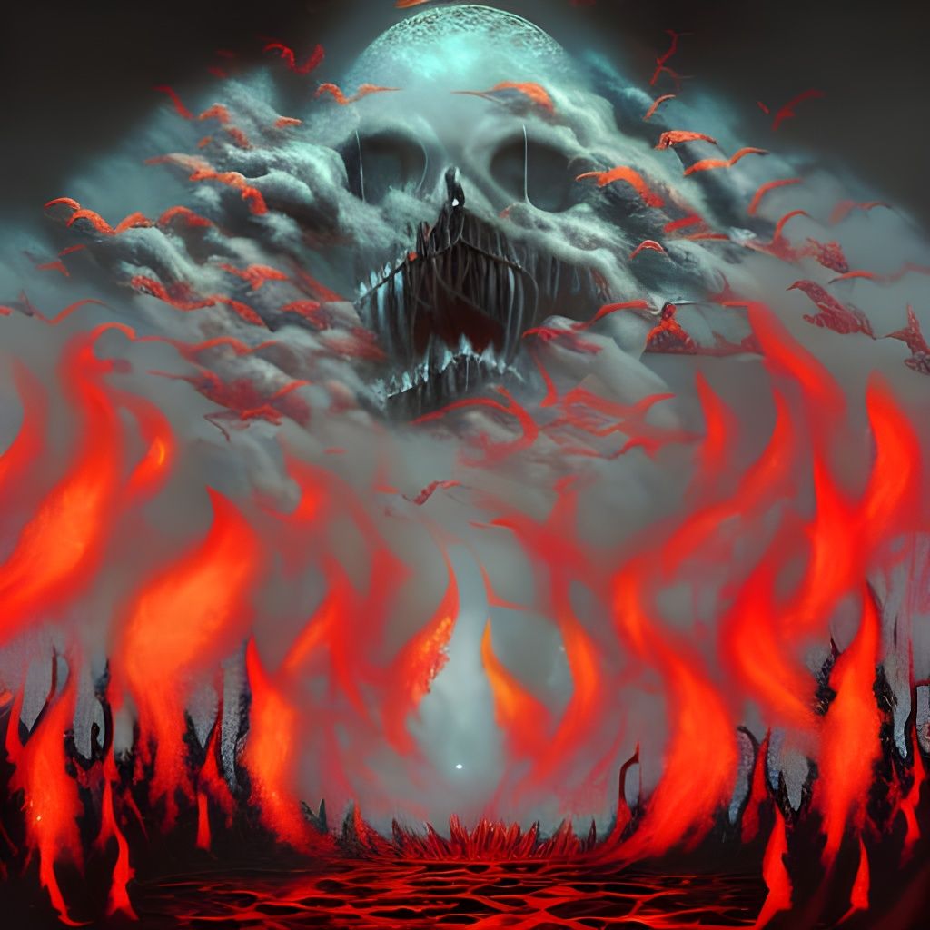 Funeral pyre 8 AI Generated Artwork NightCafe Creator