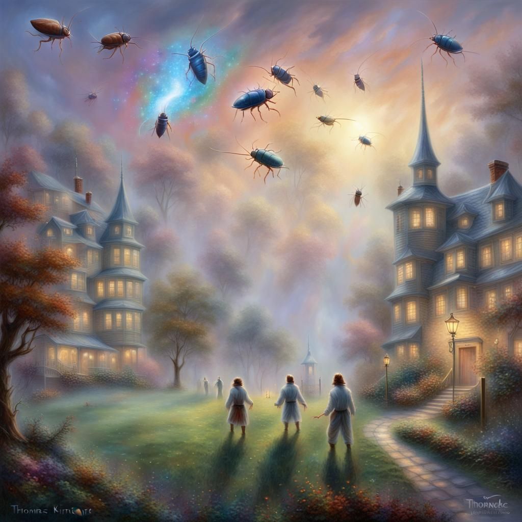 Flying cockroaches
