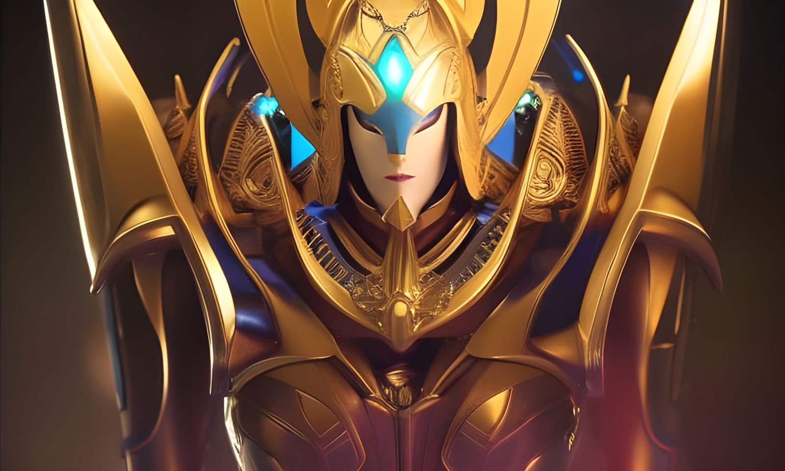 elf queen in futuristic armour 06
