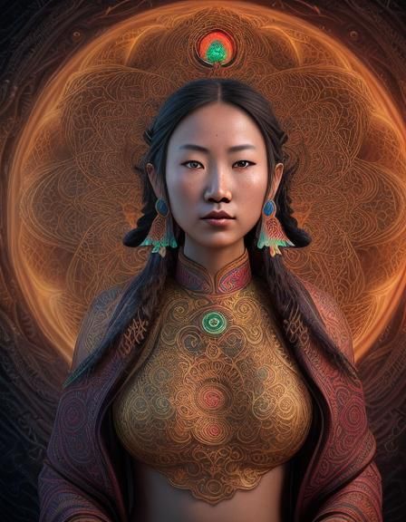 "Tulku" female from Tibet.