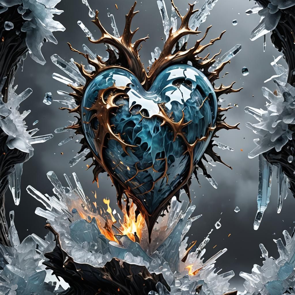 Shattered ice and fire 
