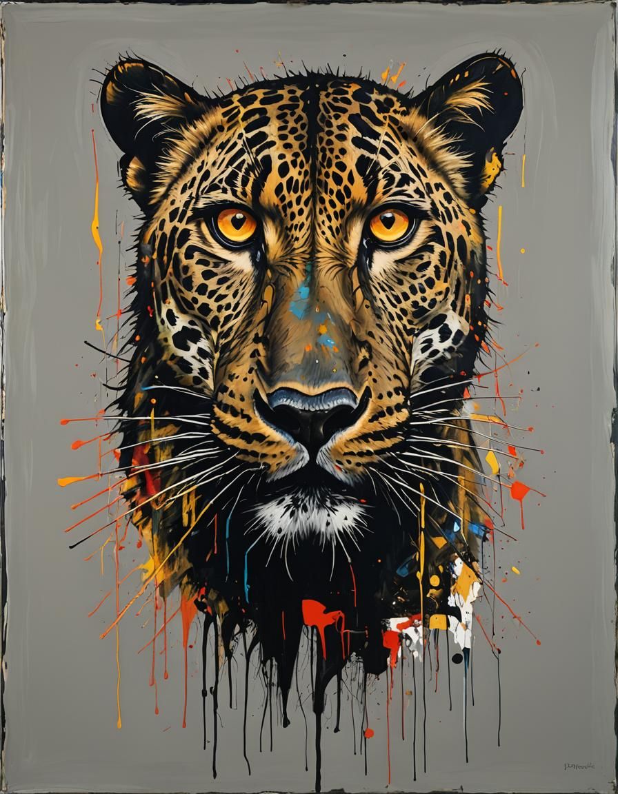leopard portrait