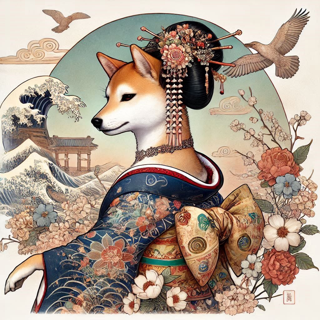 Shiba Inu geisha