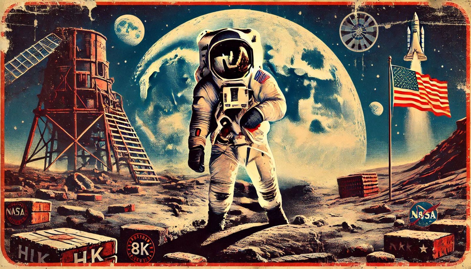 Astronaut Explorer Vintage