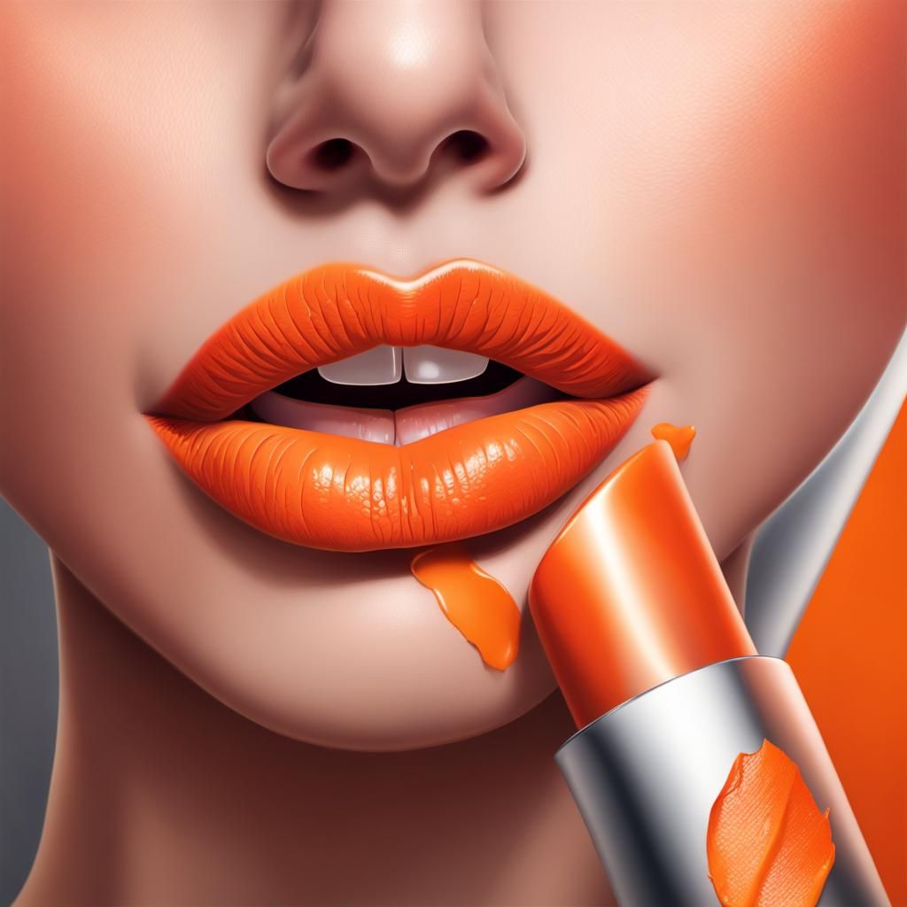 Orange lip