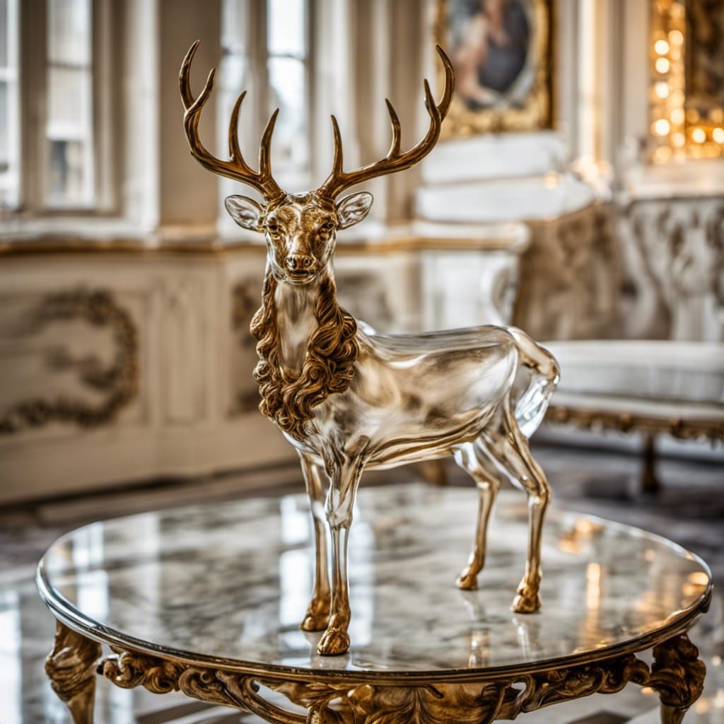 Glass Stag  by @Mahrial