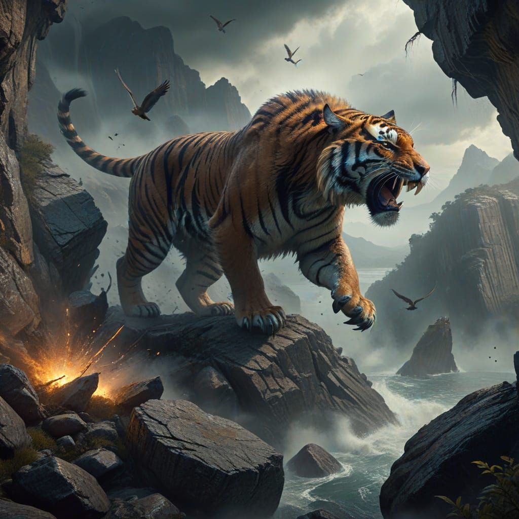 The Tiger in His Rage