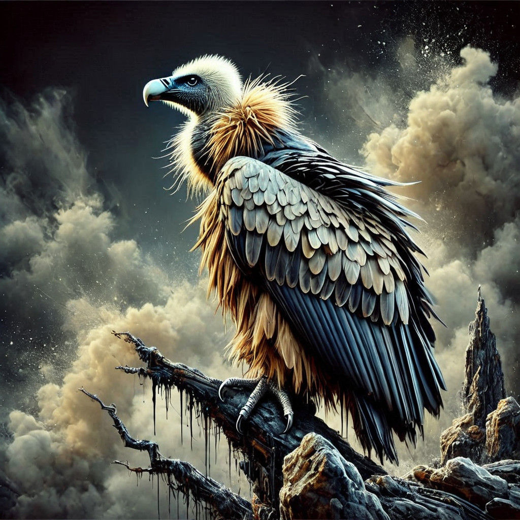 The vulture  by @JackKerouac