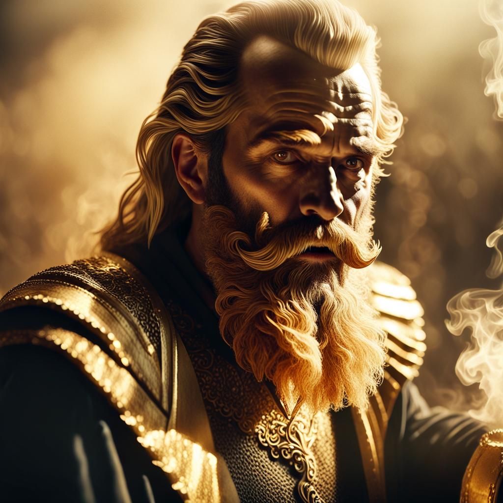 The gold beard of King Midas  by @Gingerbread_Man