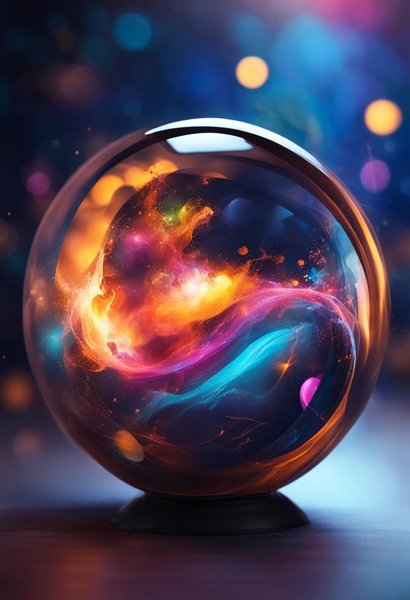 Simple Ball Image Generated by AI