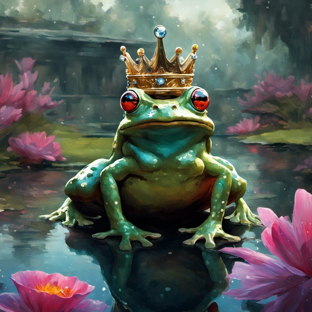 Royal Frog - AI Generated Artwork - NightCafe Creator