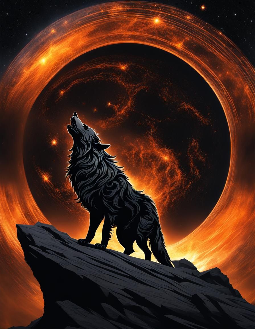 Fenrir vs The Sun  by @Bobbyjoe