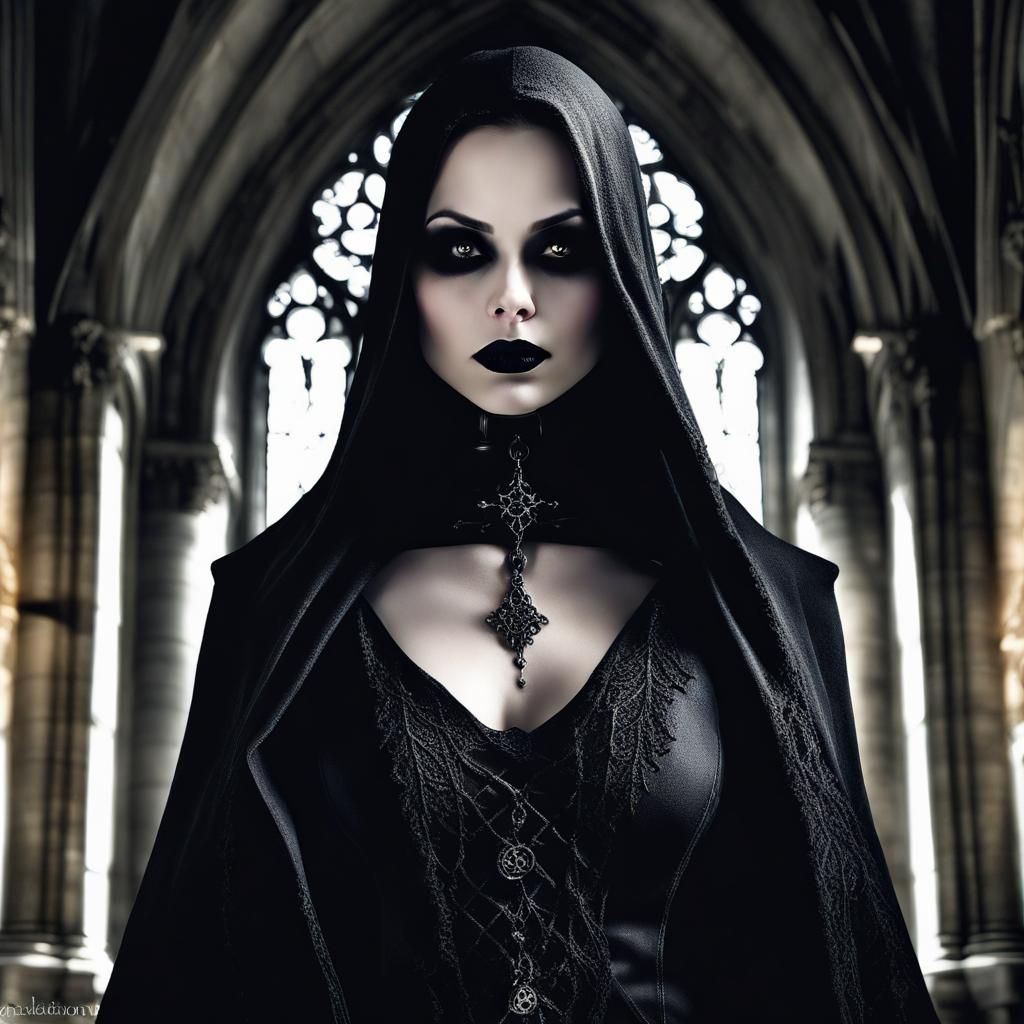 Gothic Lady - AI Generated Artwork - NightCafe Creator